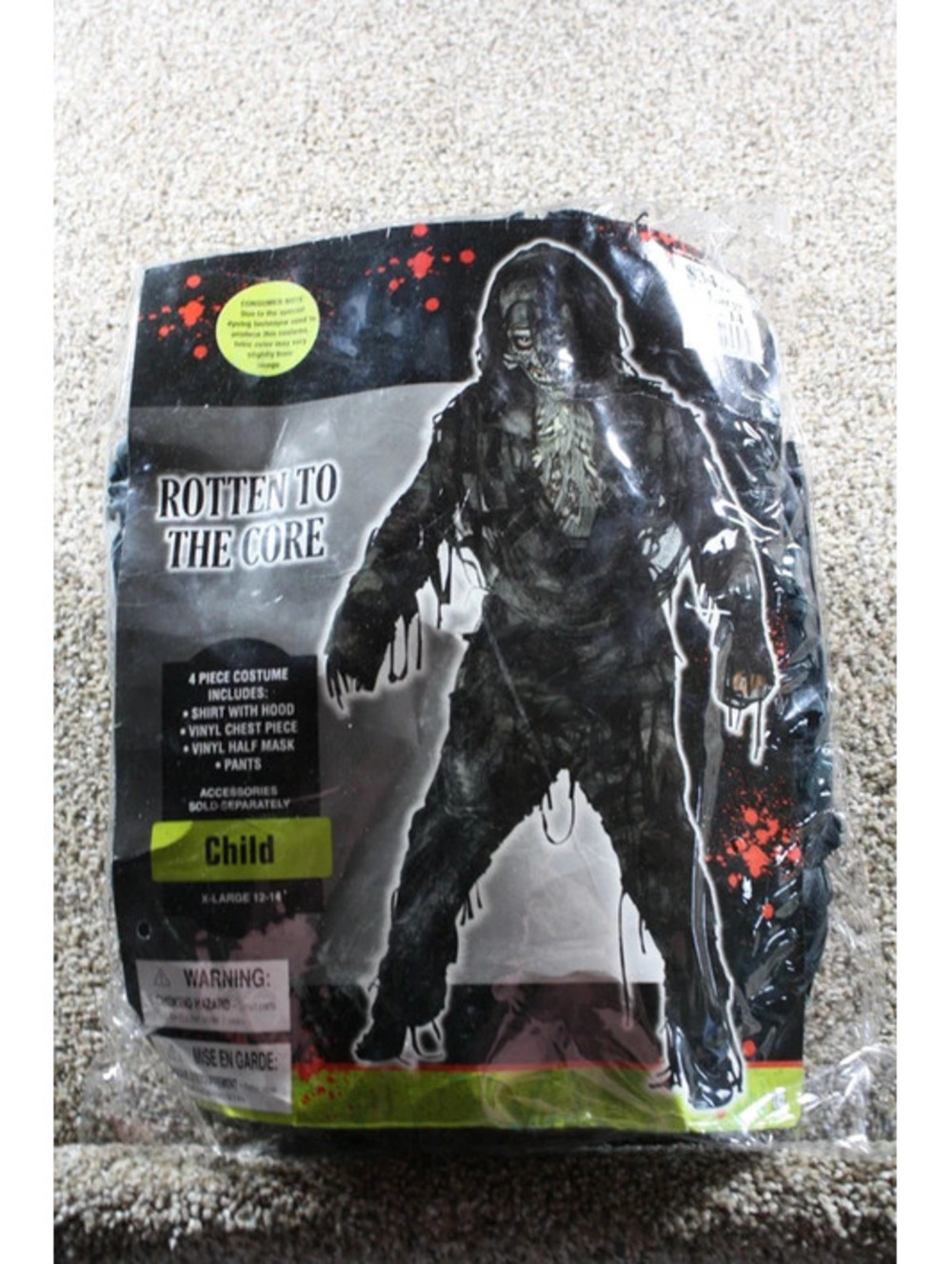 Rotten to the Core Child Halloween Costume – XL (12–14)